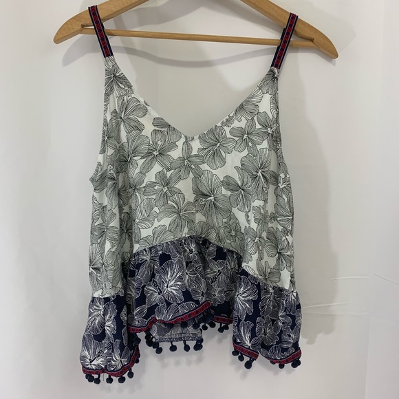 Flying Tomato Boho Tank with Pom Poms - Picture 5 of 6